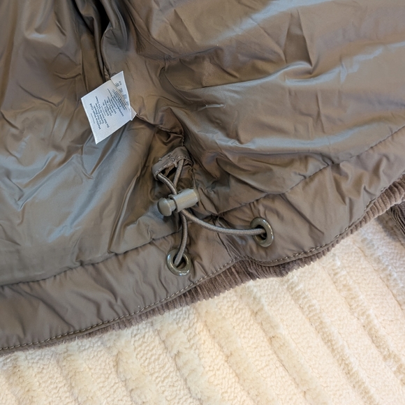 Marine Layer Men's Miles corduroy  Puffer Jacket Dark Taupe - Picture 5 of 7